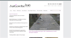 Desktop Screenshot of justice4iran.org